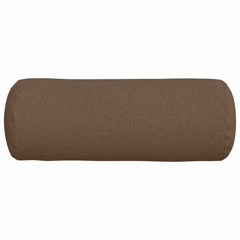 Casa si Gradina - Textile si covoare - Perne si pilote - Perne decorative - Perne Bolster 2 pcs Maro Ø 25 x 70 cm tesatura - Infinity.ro