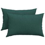 Casa si Gradina - Textile si covoare - Perne si pilote - Perne decorative - Perne pentru canapea 2 pcs Verde inchis 40 x 60 cm - Infinity.ro
