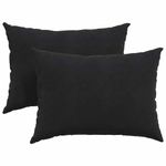 Casa si Gradina - Textile si covoare - Perne si pilote - Perne decorative - Perne pentru canapea 2 pcs Negru 70 x 50 cm - Infinity.ro