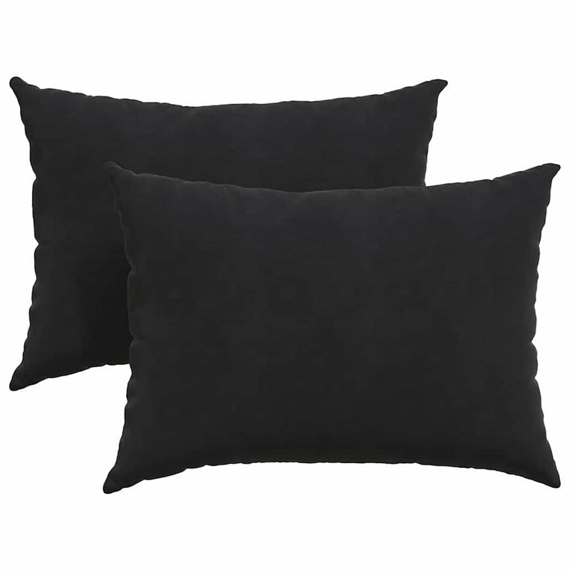 Casa si Gradina - Textile si covoare - Perne si pilote - Perne decorative - Perne pentru canapea 2 pcs Negru 70 x 50 cm - Infinity.ro
