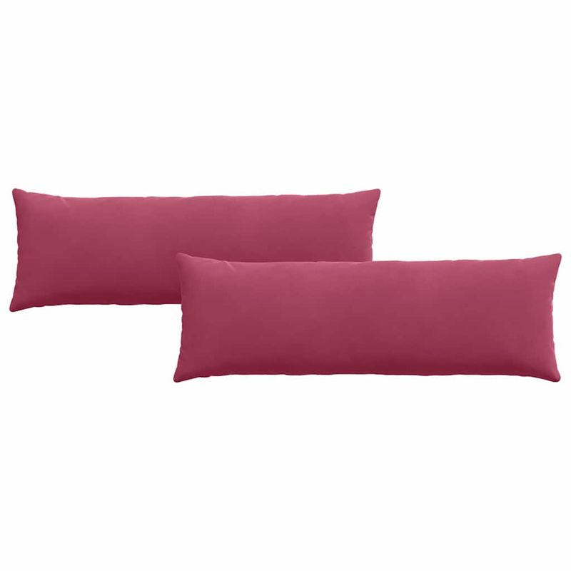 Casa si Gradina - Textile si covoare - Perne si pilote - Perne decorative - Perne pentru canapea 2 pcs Rosu Vin 120 x 40 cm - Infinity.ro