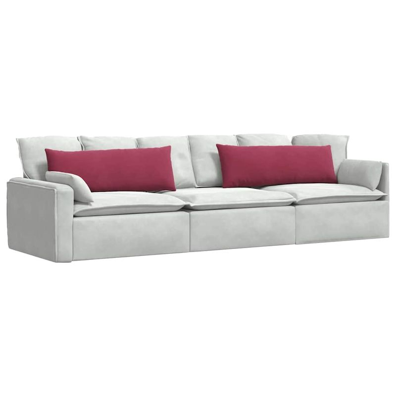 Casa si Gradina - Textile si covoare - Perne si pilote - Perne decorative - Perne pentru canapea 2 pcs Rosu Vin 120 x 40 cm - Infinity.ro