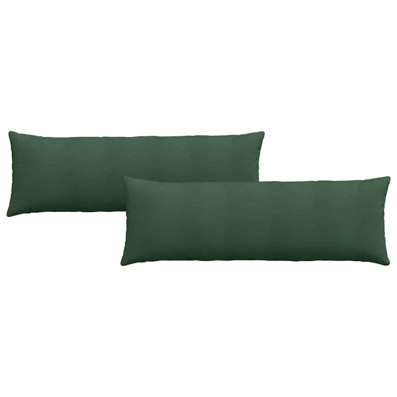 Casa si Gradina - Textile si covoare - Perne si pilote - Perne decorative - Perne pentru canapea 2 pcs Verde inchis 120 x 40 cm - Infinity.ro