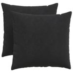 Casa si Gradina - Textile si covoare - Perne si pilote - Perne decorative - Perne pentru canapea 2 pcs Negru 50 x 50 cm - Infinity.ro