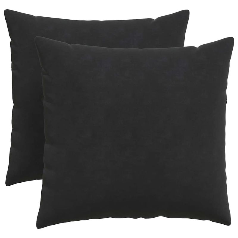 Casa si Gradina - Textile si covoare - Perne si pilote - Perne decorative - Perne pentru canapea 2 pcs Negru 50 x 50 cm - Infinity.ro