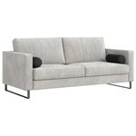 Casa si Gradina - Textile si covoare - Perne si pilote - Perne decorative - Perne Bolster 2 pcs Negru Ø 15 x 40 cm Tesatura din microfibra - Infinity.ro