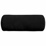 Casa si Gradina - Textile si covoare - Perne si pilote - Perne decorative - Perne Bolster 2 pcs Negru Ø 15 x 40 cm Tesatura din microfibra - Infinity.ro