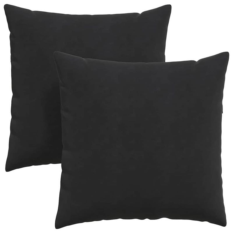 Casa si Gradina - Textile si covoare - Perne si pilote - Perne decorative - Perne pentru canapea 2 pcs Negru 60 x 60 cm - Infinity.ro