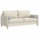 Casa si Gradina - Textile si covoare - Perne si pilote - Perne decorative - Perne Bolster 2 pcs Gri nori Ø 15 x 40 cm tesatura - Infinity.ro