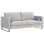 Casa si Gradina - Textile si covoare - Perne si pilote - Perne decorative - Perne Bolster 2 pcs Albastru Jeans Ø 15 x 40 cm tesatura - Infinity.ro