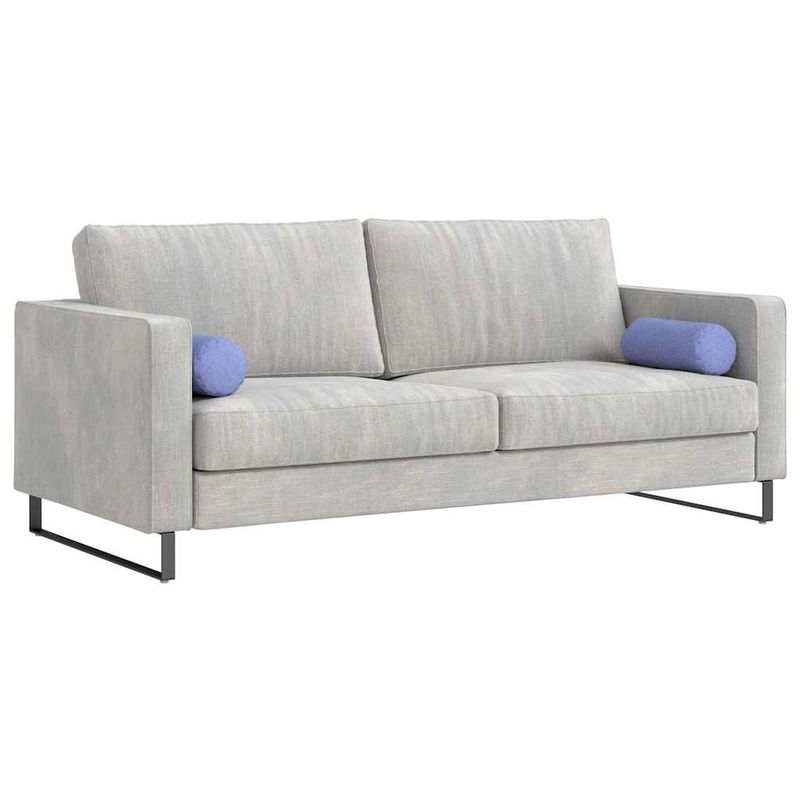 Casa si Gradina - Textile si covoare - Perne si pilote - Perne decorative - Perne Bolster 2 pcs Albastru Jeans Ø 15 x 40 cm tesatura - Infinity.ro