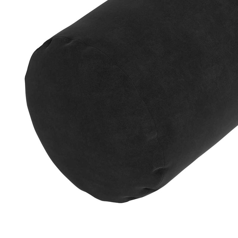 Casa si Gradina - Textile si covoare - Perne si pilote - Perne decorative - Perne Bolster 2 pcs Negru Ø 25 x 70 cm Tesatura din corduroy - Infinity.ro