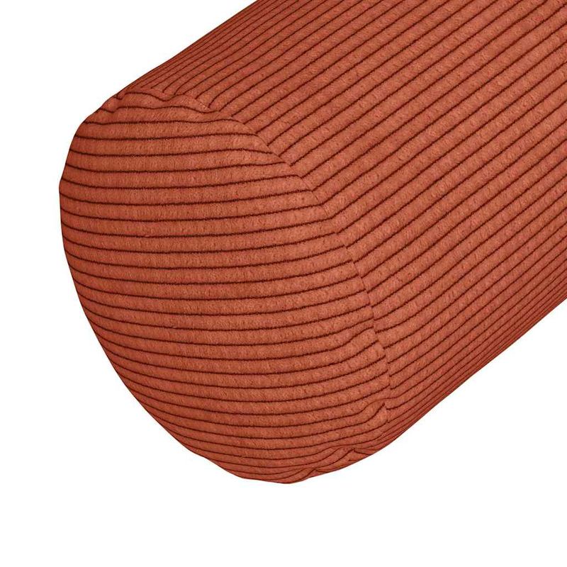 Casa si Gradina - Textile si covoare - Perne si pilote - Perne decorative - Perne Bolster 2 pcs Rosu portocalie Ø 15 x 40 cm - Infinity.ro