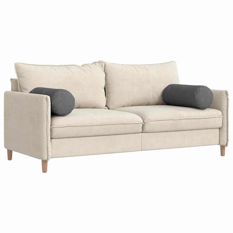 Casa si Gradina - Textile si covoare - Perne si pilote - Perne decorative - Perne Bolster 2 pcs Gri inchis Ø 25 x 70 cm - Infinity.ro