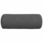 Casa si Gradina - Textile si covoare - Perne si pilote - Perne decorative - Perne Bolster 2 pcs Gri inchis Ø 25 x 70 cm - Infinity.ro