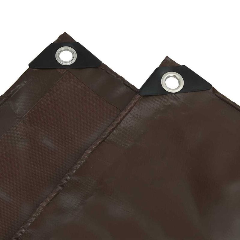 Casa si Gradina - Gradina si terasa - Umbrele si pavilioane - Pavilioane - Panza 650g / m² Maro 5 x 5 m Panza cu acoperire PVC - Infinity.ro