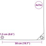 Casa si Gradina - Gradina si terasa - Umbrele si pavilioane - Pavilioane - Panza 650g / m² Bej 4 x 7 m Panza cu acoperire PVC - Infinity.ro