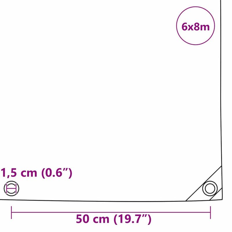 Casa si Gradina - Gradina si terasa - Umbrele si pavilioane - Pavilioane - Panza 650g / m² Bej 6 x 8 m Panza cu acoperire PVC - Infinity.ro