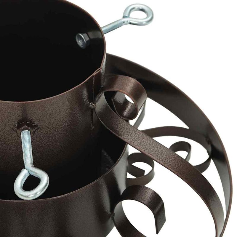 Casa si Gradina - Decoratiuni - Decoratiuni de sezon - Suport pentru brad de Craciun Cupru antic 40 x 40 x 20.5 cm - Infinity.ro