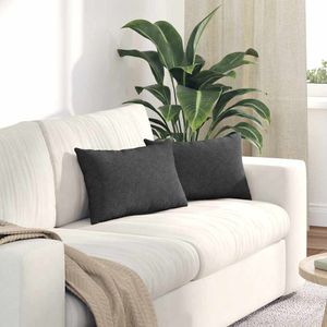 Perne pentru canapea 2 pcs Gri inchis 50 x 30 cm