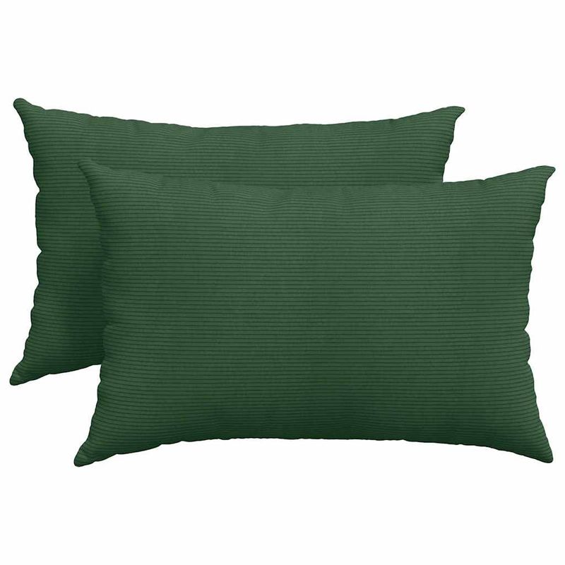 Casa si Gradina - Textile si covoare - Perne si pilote - Perne decorative - Perne pentru canapea 2 pcs Verde inchis 60 x 40 cm - Infinity.ro