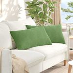 Casa si Gradina - Textile si covoare - Perne si pilote - Perne decorative - Perne pentru canapea 2 pcs Verde deschis 80 x 40 cm - Infinity.ro