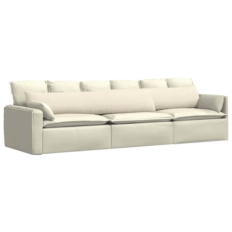 Casa si Gradina - Textile si covoare - Perne si pilote - Perne decorative - Perne pentru canapea 2 pcs Crem 200 x 40 cm - Infinity.ro