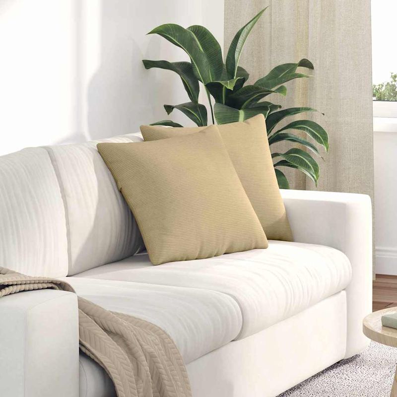 Casa si Gradina - Textile si covoare - Perne si pilote - Perne decorative - Perne pentru canapea 2 pcs Gri Verde 45 x 45 cm - Infinity.ro