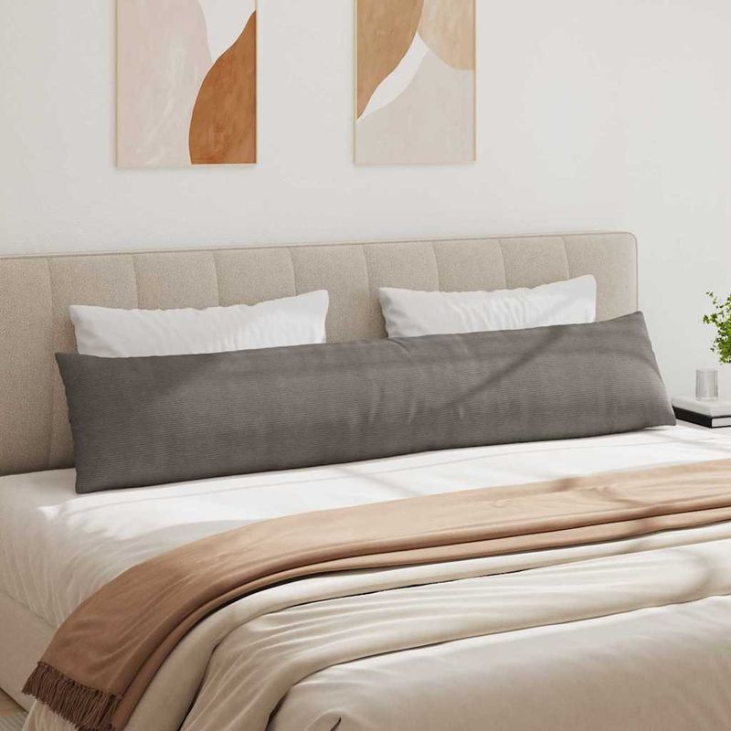 Casa si Gradina - Textile si covoare - Perne si pilote - Perne decorative - Perne pentru canapea 2 pcs Gri deschis 200 x 40 cm - Infinity.ro