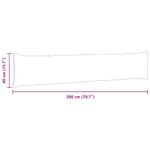 Casa si Gradina - Textile si covoare - Perne si pilote - Perne decorative - Perne pentru canapea 2 pcs Gri deschis 200 x 40 cm - Infinity.ro