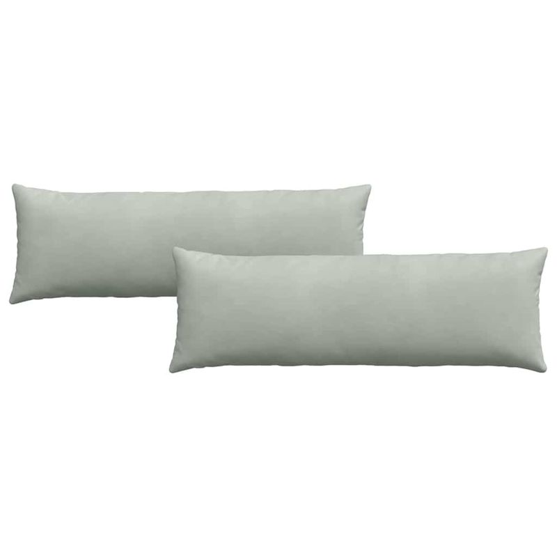 Casa si Gradina - Textile si covoare - Perne si pilote - Perne decorative - Perne pentru canapea 2 pcs Gri deschis 120 x 40 cm - Infinity.ro