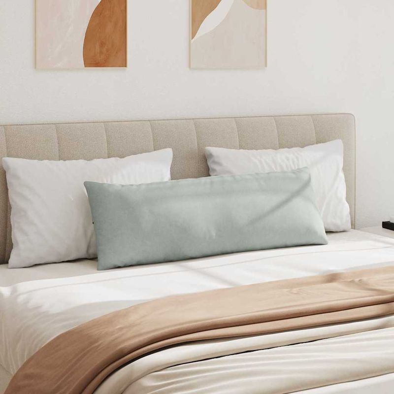 Casa si Gradina - Textile si covoare - Perne si pilote - Perne decorative - Perne pentru canapea 2 pcs Gri deschis 120 x 40 cm - Infinity.ro