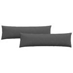 Casa si Gradina - Textile si covoare - Perne si pilote - Perne decorative - Perne pentru canapea 2 pcs Gri inchis 145 x 40 cm - Infinity.ro