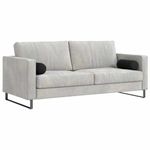 Casa si Gradina - Textile si covoare - Perne si pilote - Perne decorative - Perne Bolster 2 pcs Negru Ø 15 x 40 cm tesatura - Infinity.ro