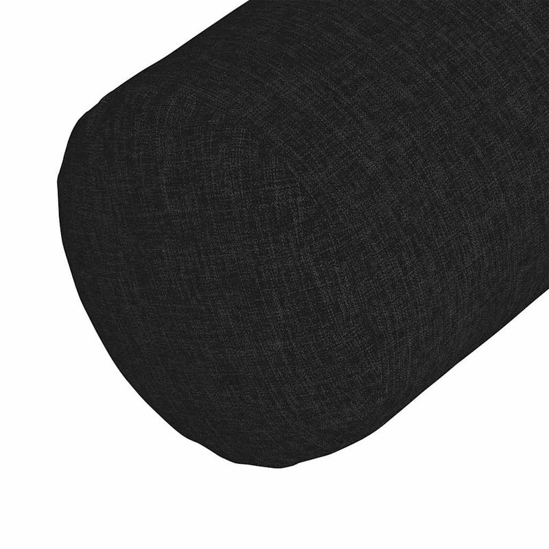 Casa si Gradina - Textile si covoare - Perne si pilote - Perne decorative - Perne Bolster 2 pcs Negru Ø 15 x 40 cm tesatura - Infinity.ro