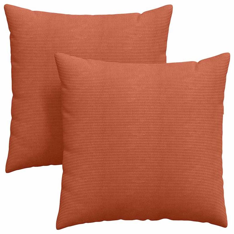 Casa si Gradina - Textile si covoare - Perne si pilote - Perne decorative - Perne pentru canapea 2 pcs Rosu portocalie 80 x 80 cm - Infinity.ro