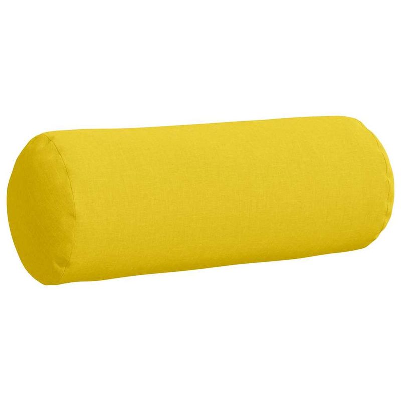 Casa si Gradina - Textile si covoare - Perne si pilote - Perne decorative - Perne Bolster 2 pcs Galben Deschis Ø 25 x 70 cm tesatura - Infinity.ro