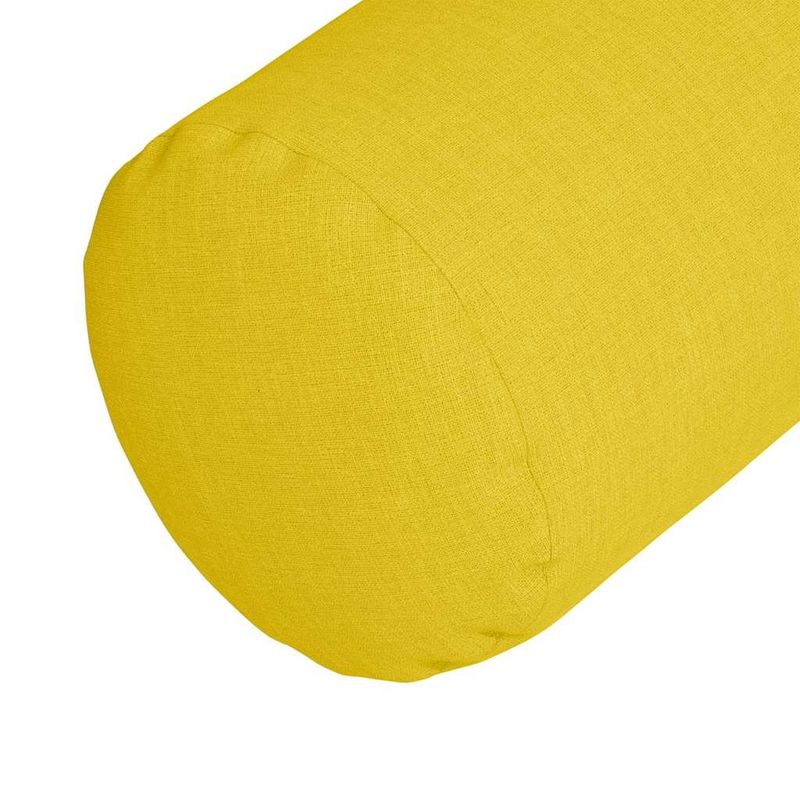 Casa si Gradina - Textile si covoare - Perne si pilote - Perne decorative - Perne Bolster 2 pcs Galben Deschis Ø 25 x 70 cm tesatura - Infinity.ro