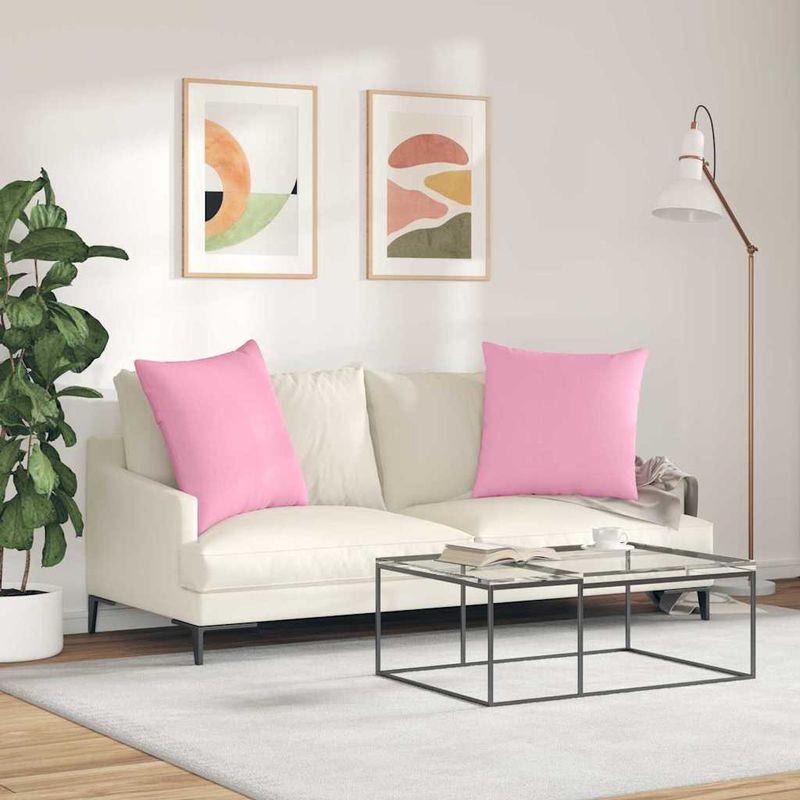 Casa si Gradina - Textile si covoare - Perne si pilote - Perne decorative - Perne pentru canapea Roz tesatura - Infinity.ro
