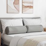 Casa si Gradina - Textile si covoare - Perne si pilote - Perne decorative - Perne Bolster 2 pcs Gri nori Ø 25 x 70 cm tesatura - Infinity.ro