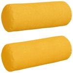 Casa si Gradina - Textile si covoare - Perne si pilote - Perne decorative - Perne Bolster 2 pcs Galben Deschis Ø 25 x 70 cm - Infinity.ro