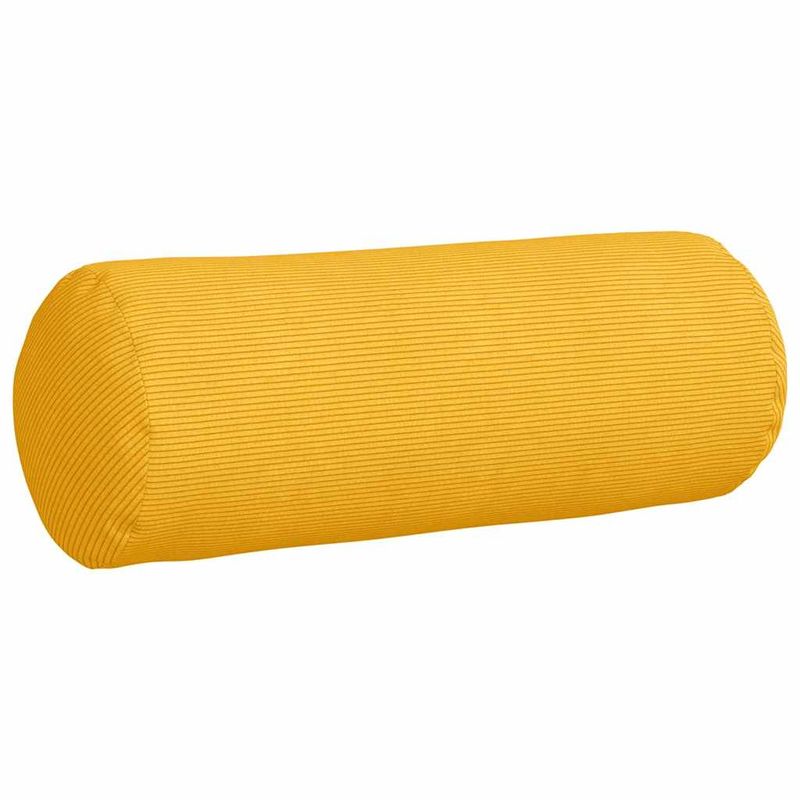Casa si Gradina - Textile si covoare - Perne si pilote - Perne decorative - Perne Bolster 2 pcs Galben Deschis Ø 25 x 70 cm - Infinity.ro