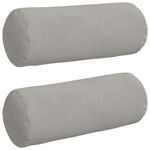 Casa si Gradina - Textile si covoare - Perne si pilote - Perne decorative - Perne Bolster 2 pcs Gri deschis Ø 15 x 40 cm - Infinity.ro