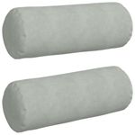 Casa si Gradina - Textile si covoare - Perne si pilote - Perne decorative - Perne Bolster 2 pcs Gri deschis Ø 25 x 70 cm - Infinity.ro