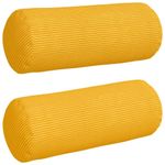 Casa si Gradina - Textile si covoare - Perne si pilote - Perne decorative - Perne Bolster 2 pcs Galben Deschis Ø 15 x 40 cm - Infinity.ro