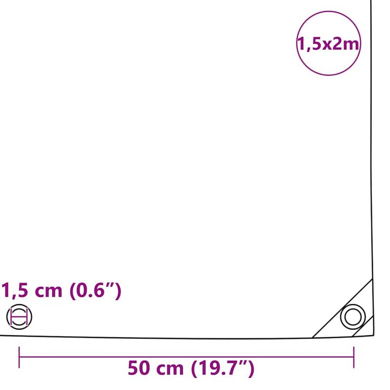 Casa si Gradina - Gradina si terasa - Umbrele si pavilioane - Pavilioane - Panza 650g / m² Bej 1,5 x 2 m Panza cu acoperire PVC - Infinity.ro