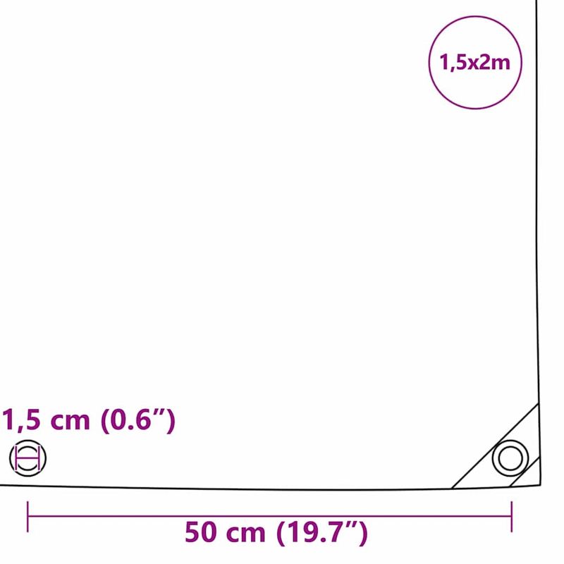 Casa si Gradina - Gradina si terasa - Umbrele si pavilioane - Pavilioane - Panza 650g / m² Verde masliniu 1,5 x 2 m Panza cu acoperire PVC - Infinity.ro