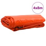 Casa si Gradina - Gradina si terasa - Umbrele si pavilioane - Pavilioane - Panza 650g / m² Portocaliu 4 x 8 m Panza cu acoperire PVC - Infinity.ro