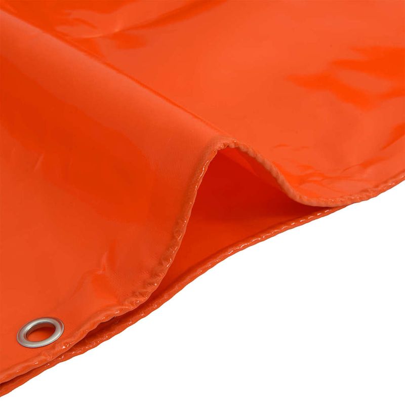 Casa si Gradina - Gradina si terasa - Umbrele si pavilioane - Pavilioane - Panza 650g / m² Portocaliu 4 x 8 m Panza cu acoperire PVC - Infinity.ro