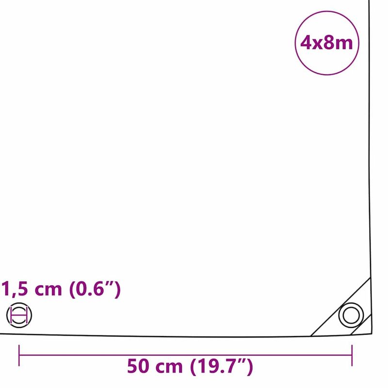 Casa si Gradina - Gradina si terasa - Umbrele si pavilioane - Pavilioane - Panza 650g / m² Portocaliu 4 x 8 m Panza cu acoperire PVC - Infinity.ro